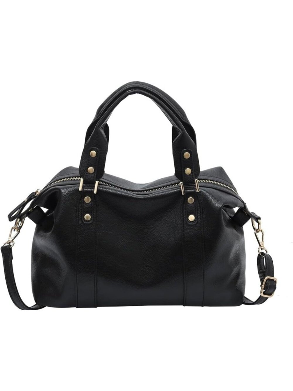 Vegan Leather Tote Bag for Women | Stylish Satchel Shoulder Purse with